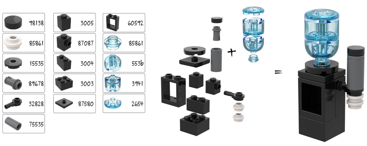 Lego® Wasserbrunnen